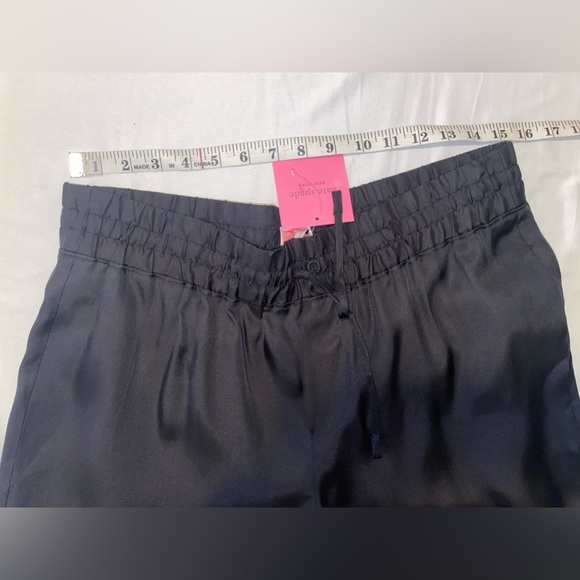 Kate Spade silk blend pants with Rose Border - NWT - Size Large - Picture 16 of 16